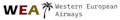Airline Logo der Airline Western European Airways