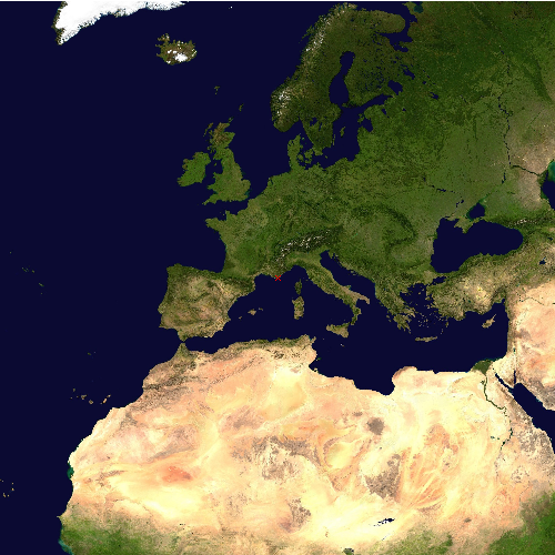 Position des Flughafens