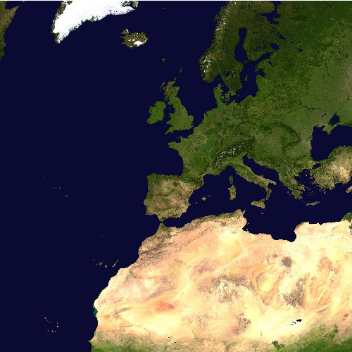 Position des Flughafens