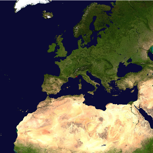 Position des Flughafens