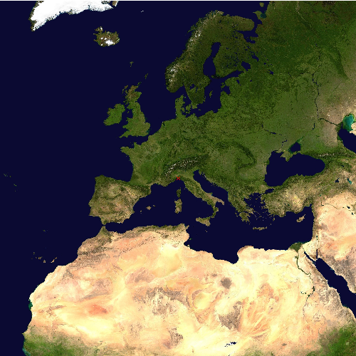 Position des Flughafens