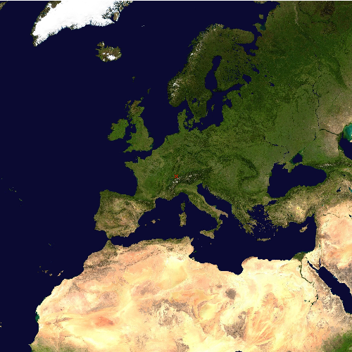 Position des Flughafens