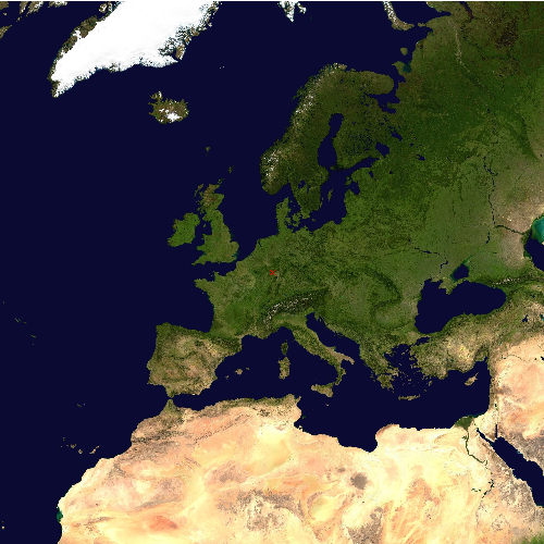 Position des Flughafens